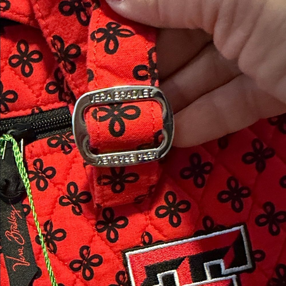 Texas Tech Red Patterned Crossbody Bag - Picture 8 of 8